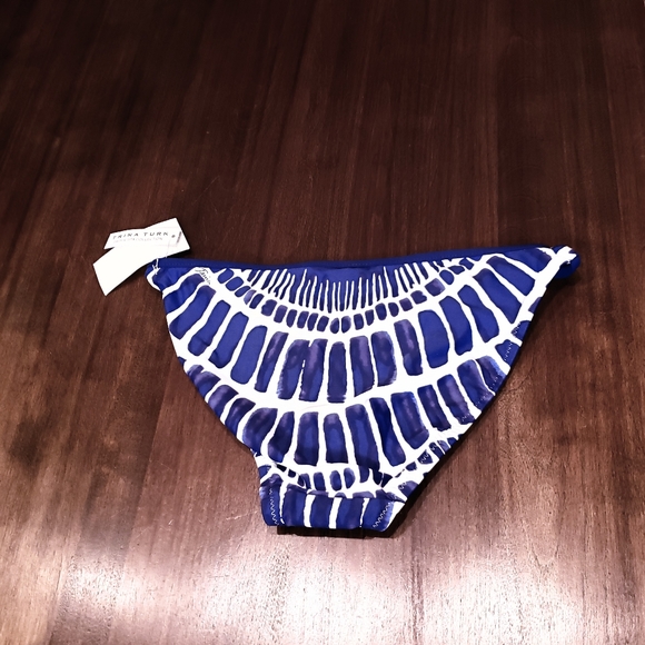 Trina Turk Bikini Bottoms Med (6) Indigo - Picture 4 of 8